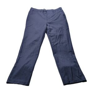 Lauren Ralph Lauren Black Label Dress Pants Mens 36 Navy Blue Wool Slacks Preppy